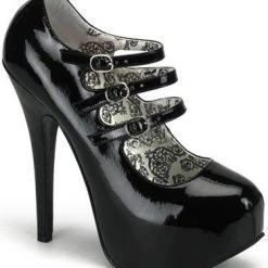 Bordello Bordello Shoes 5 3/4" Buckle Concealed Platform (TEEZE-05 Final Sale)