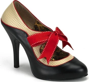 Pleaser Shoes Sales 4 1/2" Two-Tone Platform (TEMPT-27 Final Sale) 3 Pleaser Shoes Sales 4 1/2" Two-Tone Platform (TEMPT-27 Final Sale)