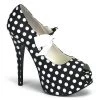 Bordello 5 3/4" Polka Dots Concealed Platform (TEEZE-25)