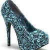 Pleaser Shoes Sales 4 3/4" Concealed Platform Pump(TEEZE-39 Final Sale) 2 Pleaser Shoes Sales 4 3/4" Concealed Platform Pump(TEEZE-39 Final Sale)