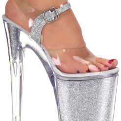 Pleaser Shoes 8" Stiletto Glitter Platform (XTREME-808G) Shop By Style
