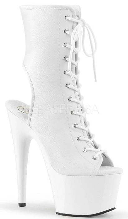Pleaser Shoes 7" Heel Open Toe Ankle Boot (ADORE-1016) 5 Pleaser Shoes 7" Heel Open Toe Ankle Boot (ADORE-1016)