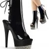 Pleaser Shoes 7" Heel Open Toe Ankle Boot (ADORE-1018-3) 1 Pleaser Shoes 7" Heel Open Toe Ankle Boot (ADORE-1018-3)