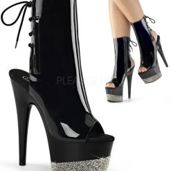 Pleaser Shoes 7" Heel Open Toe Ankle Boot (ADORE-1018-3)