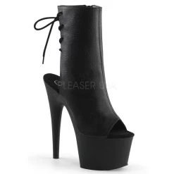 Pleaser Shoes 7" Heel Open Toe Ankle Boot (Adore-1018)