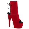 Pleaser Shoes 7" Heel Platform Open Toe Ankle Boot (ADORE-1018FS)
