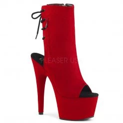 Pleaser Shoes 7" Heel Platform Open Toe Ankle Boot (ADORE-1018FS)