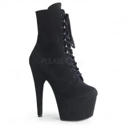 Pleaser Shoes 7" Heel Platform Lace-Up Front Ankle Boot (ADORE-1020FS)