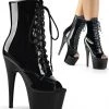 Pleaser Shoes 7" Stiletto Lace-Up Ankle Boot (ADORE-1021)