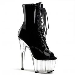 Pleaser Shoes 7" Stiletto Lace-Up Ankle Boot (ADORE-1021)