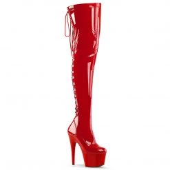 Pleaser Shoes 6" Back Lace Platform Thigh Boot (DELIGHT-3063) Platform Shoes 11 Pleaser Shoes 6