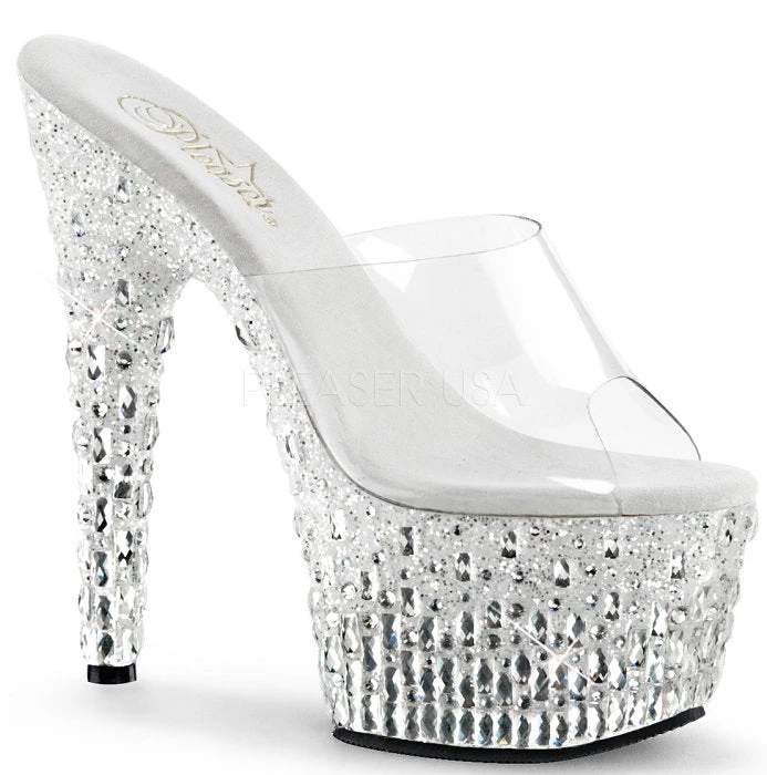 Pleaser Shoes Sales 7" Stiletto Platform Slide(ADORE-701MR-5 Final Sale) 3 Pleaser Shoes Sales 7" Stiletto Platform Slide(ADORE-701MR-5 Final Sale)