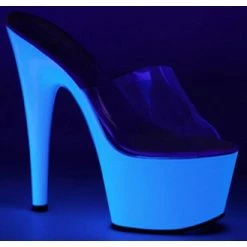 Pleaser Shoes 7" Heel UV Platform Stiletto (ADORE-701UV)
