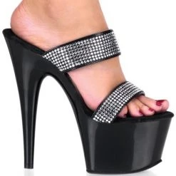 Pleaser Shoes 7" Stiletto Two-Band Platform (ADORE-702-2)