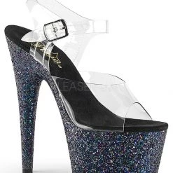 Pleaser Shoes 7" Stiletto Glitter Platform (ADORE-708LG)