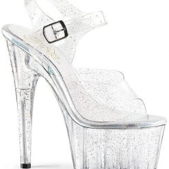 Pleaser Shoes 7" Stiletto Glitter Platform (ADORE-708MMG)