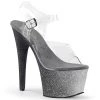 Pleaser Shoes 7" Ombre Glitter Heel (ADORE-708OMBRE)