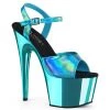 Pleaser Shoes 7" Hologram Platform Heel (ADORE-709HGCH)