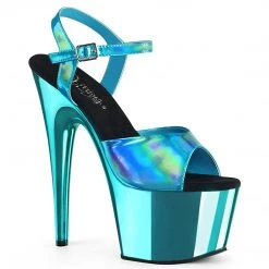 Pleaser Shoes 7" Hologram Platform Heel (ADORE-709HGCH)