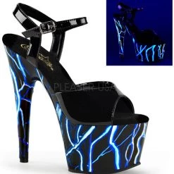 Pleaser Shoes 7" Platform Neon UV Sandal (ADORE-709NLB Final Sale) Sales