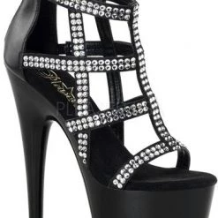 Pleaser Shoes 7" Rhinestone Bootie Platform (ADORE-798)