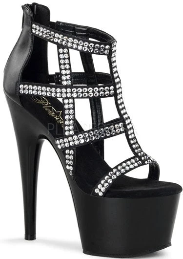 Pleaser Shoes 7" Rhinestone Bootie Platform (ADORE-798) 3 Pleaser Shoes 7" Rhinestone Bootie Platform (ADORE-798)