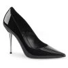 Pleaser Shoes Sales 4" Spiked Metal Heel Pump (APPEAL-20 Final Sale)