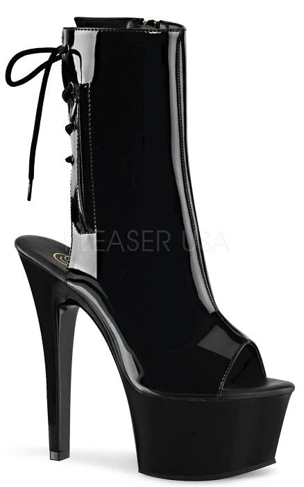 Pleaser Shoes 6" Open Toe Ankle Boot (ASPIRE-1018) 4 Pleaser Shoes 6" Open Toe Ankle Boot (ASPIRE-1018)