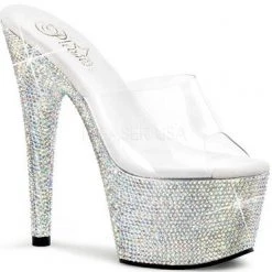 Pleaser Shoes 7" Stiletto Rhinestone Platform (Bejeweled-701DM)