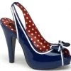 Pleaser Shoes Sales 4 1/2" Pin-Up Peep Toe Pump (Bettie-05 Final Sale)