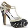 Pin Up Couture Pleaser Shoes 4 1/2" Pin-Up T-Strap Pump (BETTIE-25) 2 Pin Up Couture Pleaser Shoes 4 1/2" Pin-Up T-Strap Pump (BETTIE-25)