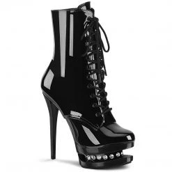 Pleaser Shoes 6" Lace-Up Platform Ankle Boot (BLONDIE-R-1020)