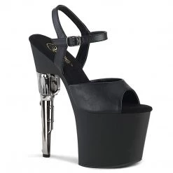 Pleaser Shoes 7 1/2" Gun Heel Platform Sandal (BONDGIRL-709)