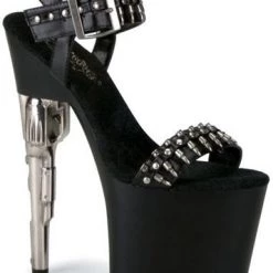 Pleaser Shoes 7 1/2" Gun Heel Platform (BONDGIRL-712)