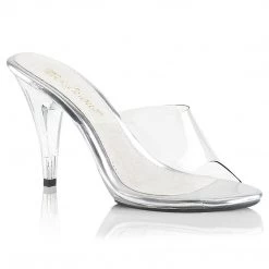 Fabulicious 4" Vanity Clear Heel (CARESS-401)
