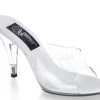 Fabulicious Sales 4" Vanity Clear Heel (CARESS-401 Final Sale)