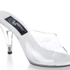 Fabulicious Sales 4" Vanity Clear Heel (CARESS-401 Final Sale)
