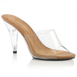 Fabulicious 4" Vanity Clear Heel (CARESS-401)