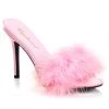 Pleaser Shoes 4" Fur Heel Sandal (CLASSIQUE-01F Final Sale) Sales