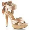 Fabulicious Sales 5" Heel Pleated Straps Sandal (COCKTAIL-568) Final Sale