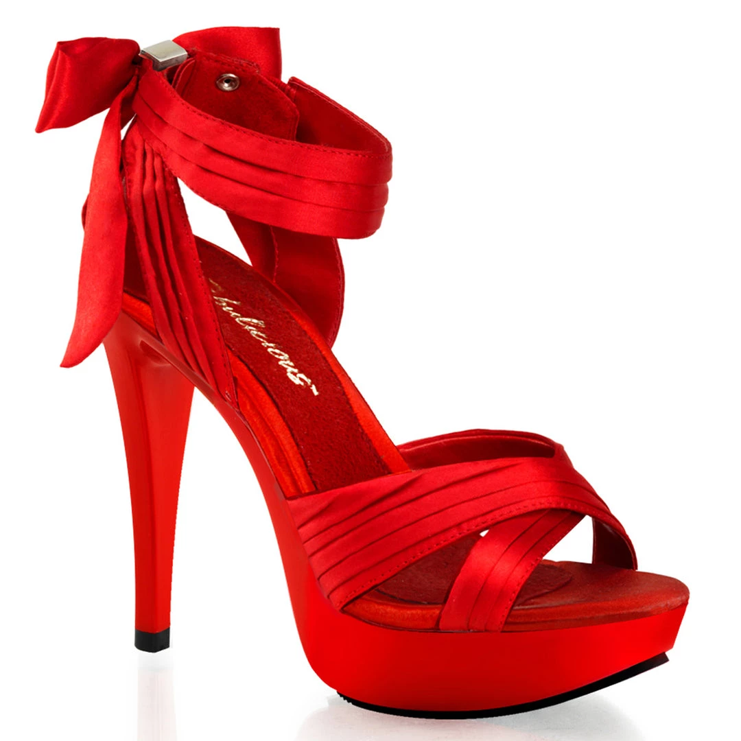 Fabulicious 5" Heel Pleated Straps Sandal (COCKTAIL-568) Pleaser Shoes 3 Fabulicious 5" Heel Pleated Straps Sandal (COCKTAIL-568) Pleaser Shoes