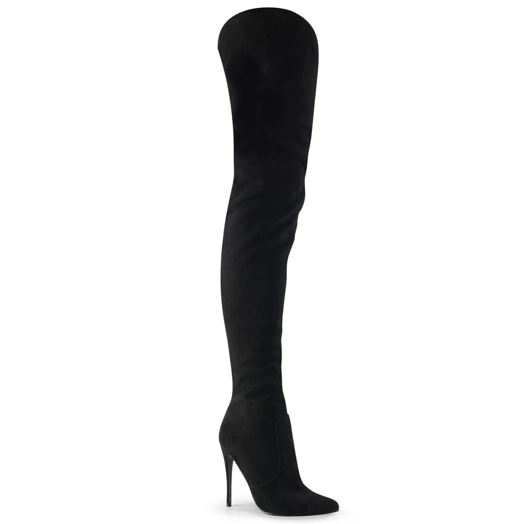 Pleaser Shoes 5" Heel Thigh High Boot (COURTLY-3017) 3 Pleaser Shoes 5" Heel Thigh High Boot (COURTLY-3017)