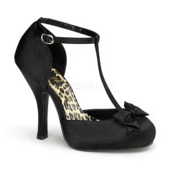 Pin Up Couture 4.5" T-Strap D'orsay Pump (CUTIEPIE-12 Final Sale)