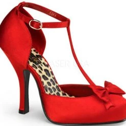 Pin Up Couture 4.5" T-Strap D'orsay Pump (CUTIEPIE-12)
