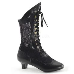 Funtasma 2" Heel Victorian Lace Boot (DAME-115)