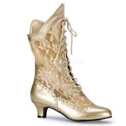 Funtasma 2" Heel Victorian Lace Boot (DAME-115)