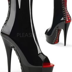 Pleaser Shoes 6" Open Toe Ankle Boot (DELIGHT-1025)