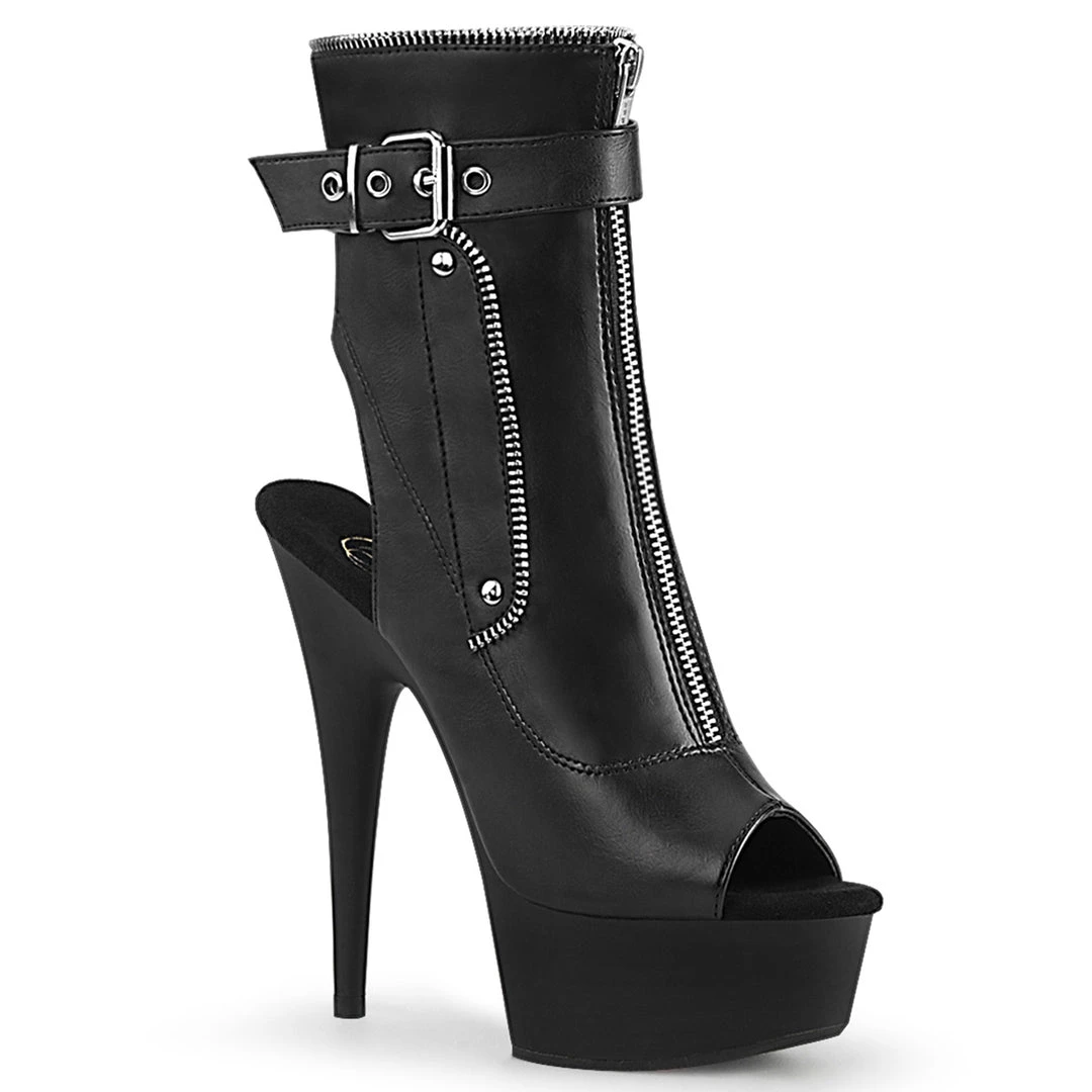 Pleaser Shoes 6" Open Toe Ankle Boot (DELIGHT-1035) 3 Pleaser Shoes 6" Open Toe Ankle Boot (DELIGHT-1035)