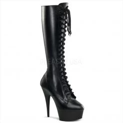 Pleaser Shoes 6" Heel Platform Stretch Knee Boot (DELIGHT-2023)