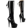 Pleaser Shoes Size 12+ & Up Shoes 6" Lace-up Platform Knee Boot (DELIGHT-2029 )